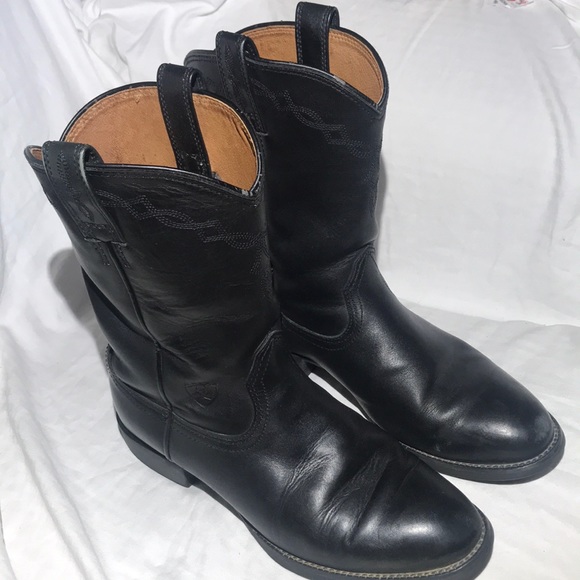 black roper boots